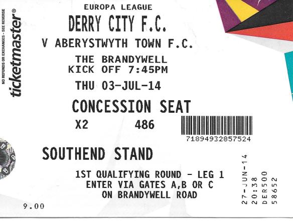 Derry ticket